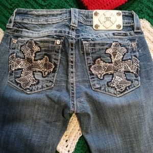 Miss Me skinny jeans. Size 28x29